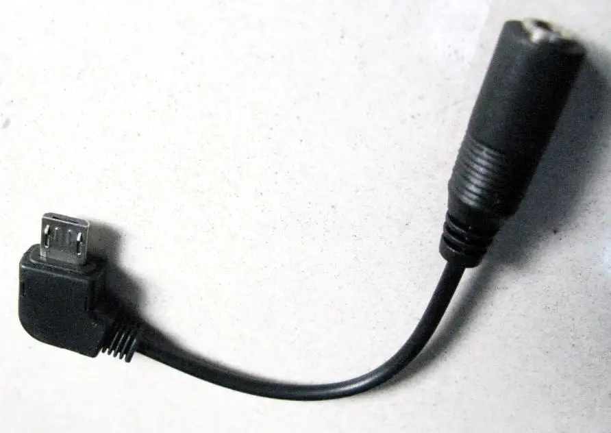 DHL. 100 шт./лот. Micro USB до 3.5 мм конвертер. MicroUSB на 3.5 мм Женский аудио разъем