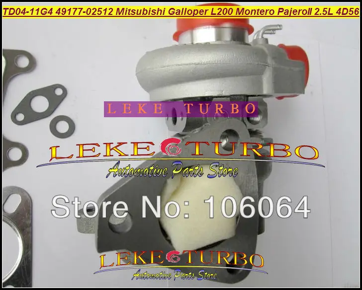 TD04-11G-4 49177-02512 Mitsubishi Galloper Tci L200 Montero Pajero II 2.5LD 4D56Q EC 4D56 water cooled (1)