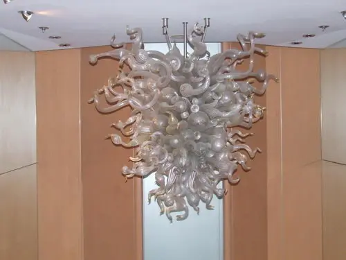 Living Room Art Decoration Hand Blown Glass Chandelier AC 110/120/220/240V LED Light Source