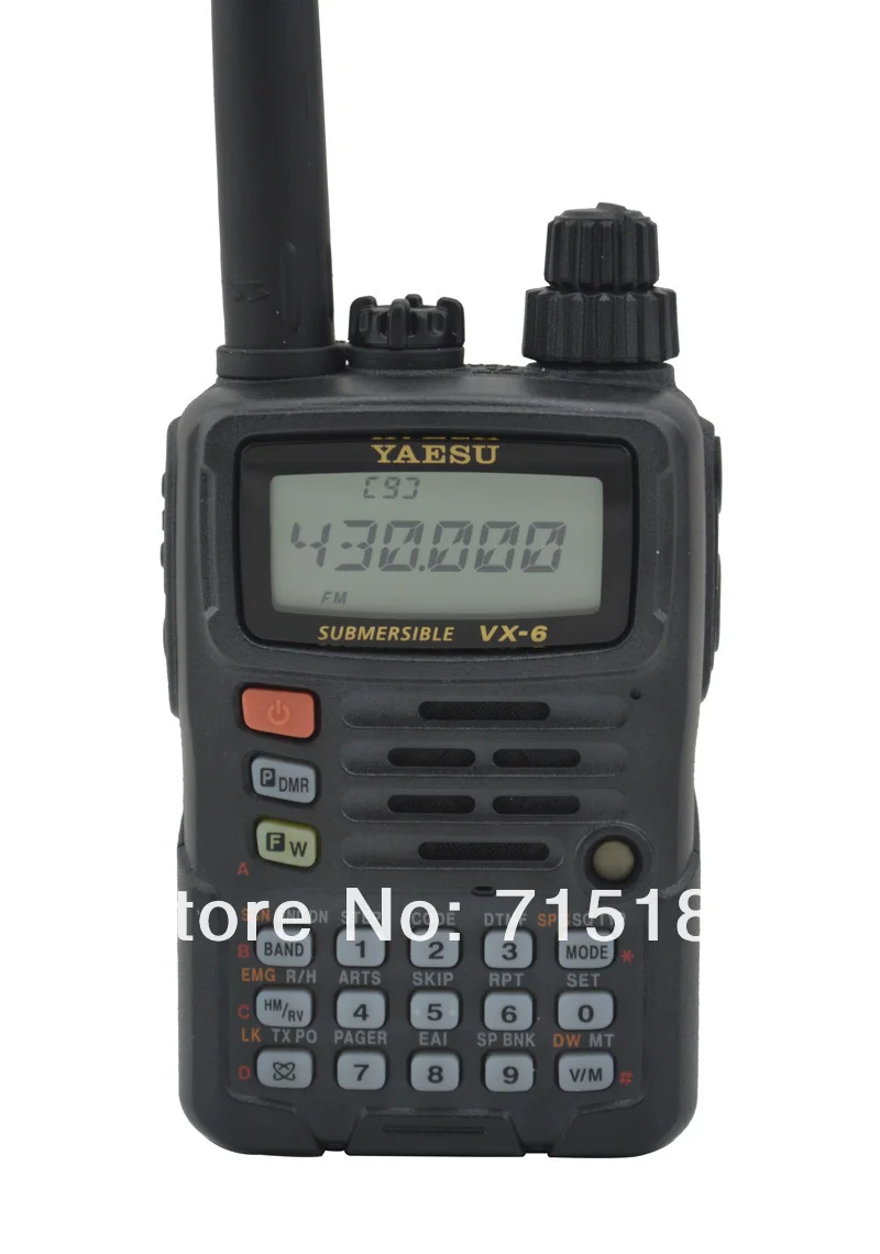 Yaesu VX-6R портативный Ham двухстороннее радио погружной FM трансивер Yaesu VX 6R радио