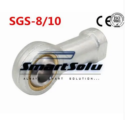 

Free Shipping 5pcs/lots SGS-8/10 M4x0.7 ISO6431 cylinder attachment , joint bearing, fisheye joint, ISO-PHS Type Fish eye Joint