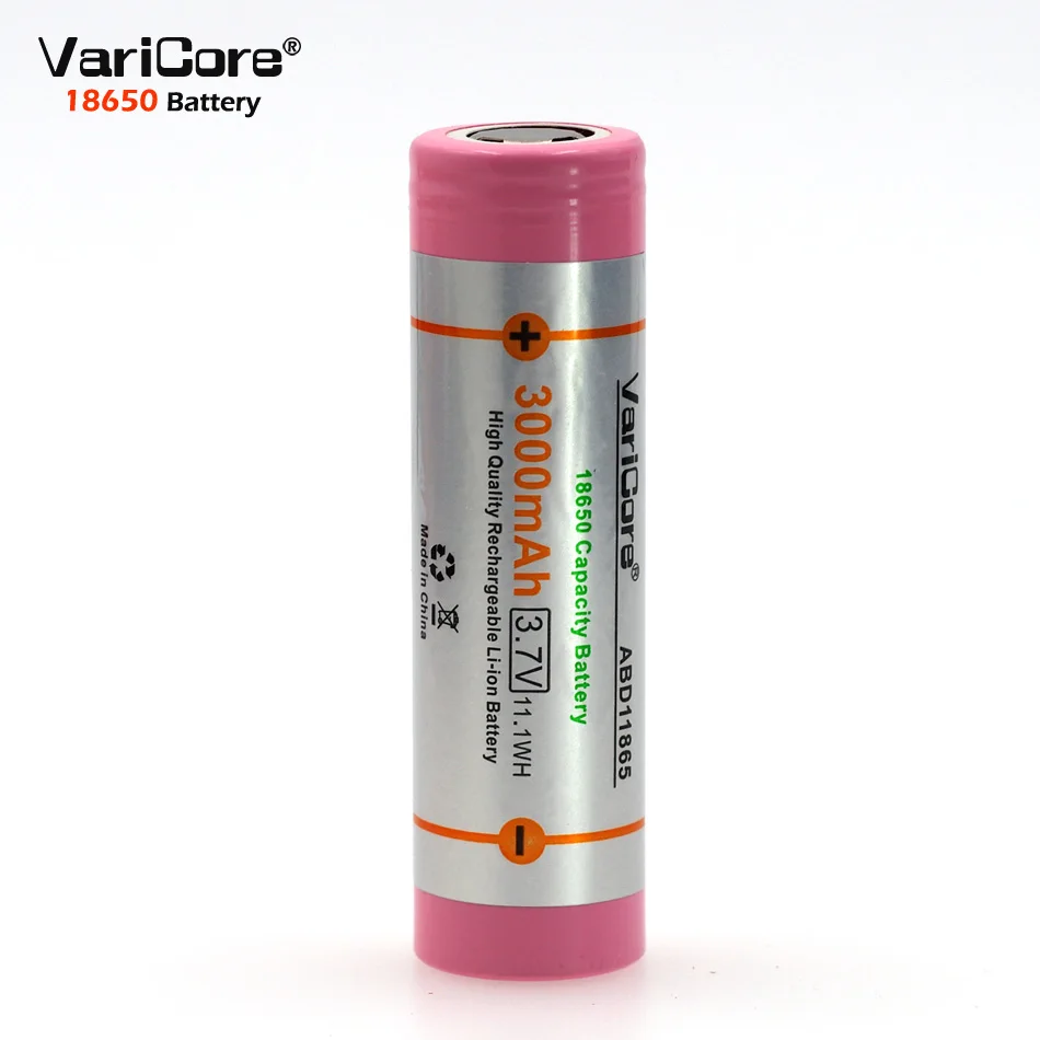 VariCore 2 шт 18350 литиевая батарея 900mAh перезаряжаемая батарея 3,7 V мощность цилиндрические светильники для электронных сигарет