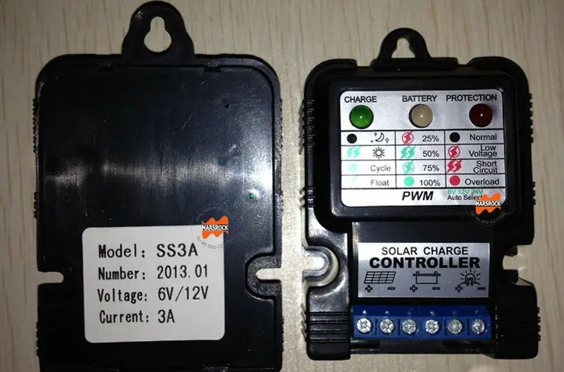 5A 6/12 V PWM регулятором солнечного заряда контроллер для система на солнечной батарее для дома с светодиодный дисплей и MCU, искусственно управления светодиодный