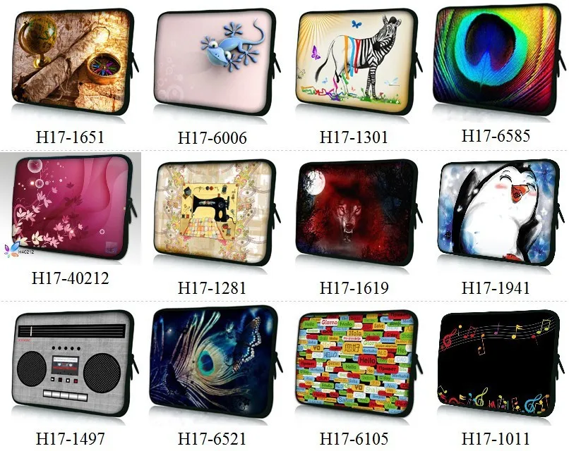 Пантера глаз 17 "17.3" 17.4 "Универсальный Laptop Sleeve сумка для HP Dell XPS Acer Toshiba ПК