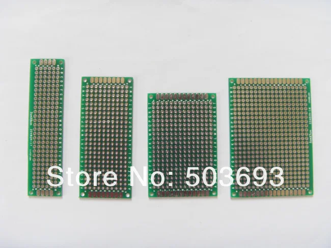 20 шт./лот 2x8 3x7 4x6 5x7 cm двухсторонний Прототип PCB Универсальный доска 2*8 3*7 4*6 5*7 штук значение 5 шт