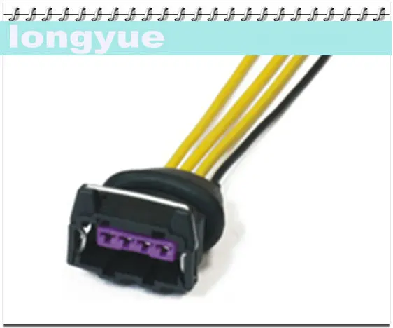 Longyue 10 шт. Универсальный 4PIN Инжектор топлива разъем подключения Вилки 15 см провод ly-006