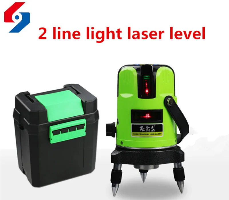 2 lines 2 points laser level 360 degree self leveling Cross Laser line