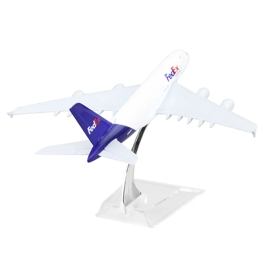FEDEX Airbus 380 federal 16 см металлические модели самолетов для детей подарок на день