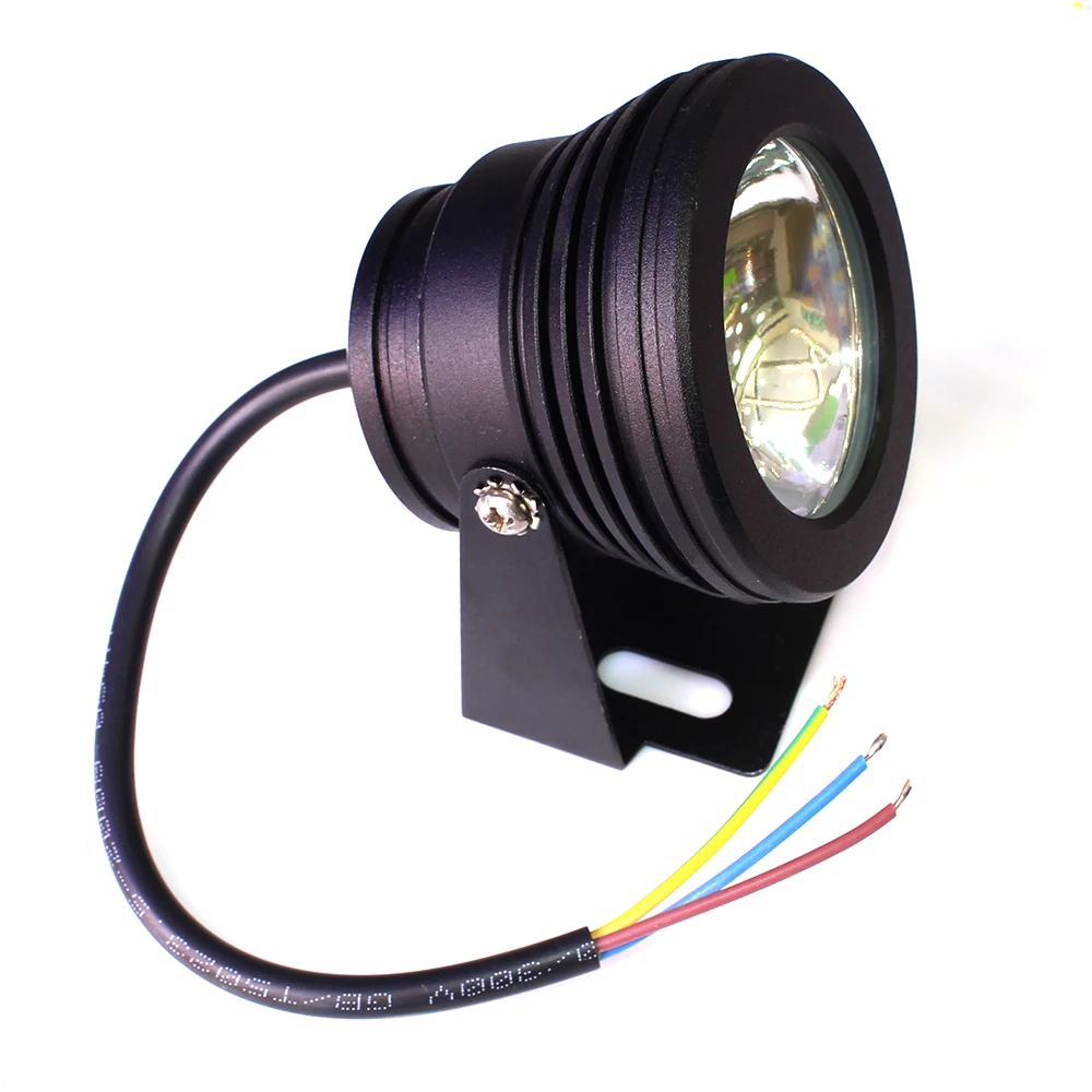 10 Вт 1000LM 110 V 220 V подводный светодиодный фонарь Водонепроницаемый IP68 RGB Алюминиевый пульт дистанционного управления фонтан-бассейн свет лампы