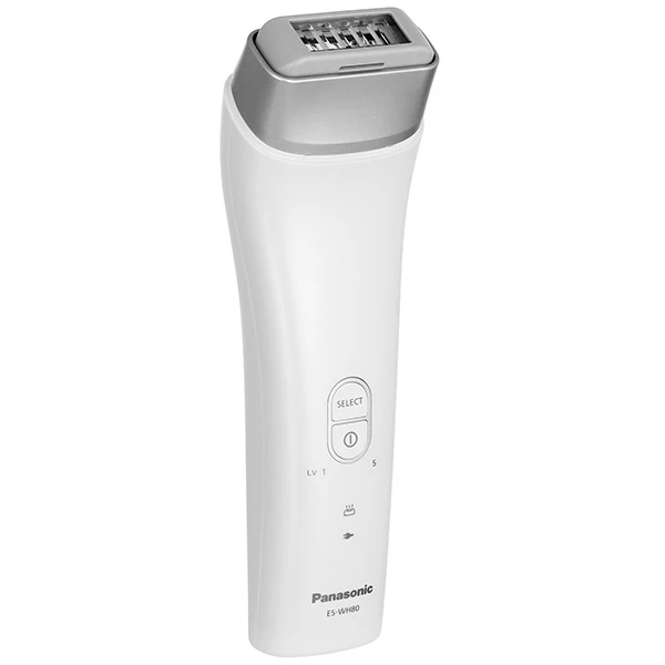 Panasonic ES-WH80-P820 фотоэпилятор, IPL система безболезненного удаления волос, делающая кожу более гладкой и сияющей, простое управление, 5 настроек интенсивности, 600 вспышек за один заряд батареи