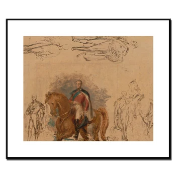 

Studies for the Duke of Wellington,Canvas Art Print Painting Poster, Wall Picture for Home Decoration,Frameless Wall Decor