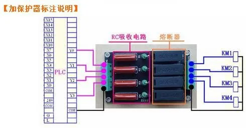 8 шт. PLC выходной КОНТАКТНЫЙ модуль защиты/Индуктивная защита поглощения нагрузки/RC snubber модуль цепи