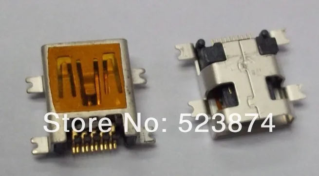 10 шт. Mini-USB 10pin разъем SMT гибель пластина с расположением колышек