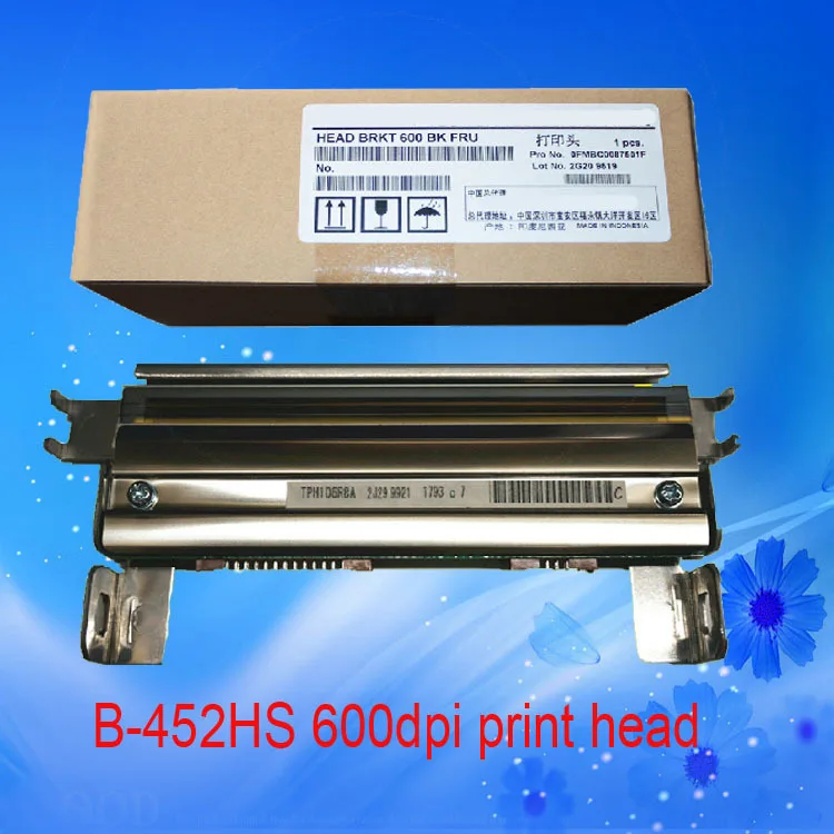 Новая Оригинальная печатающая головка совместим с Toshiba B-452HS 452HS(600 точек/дюйм) печатающая головка термоголовка