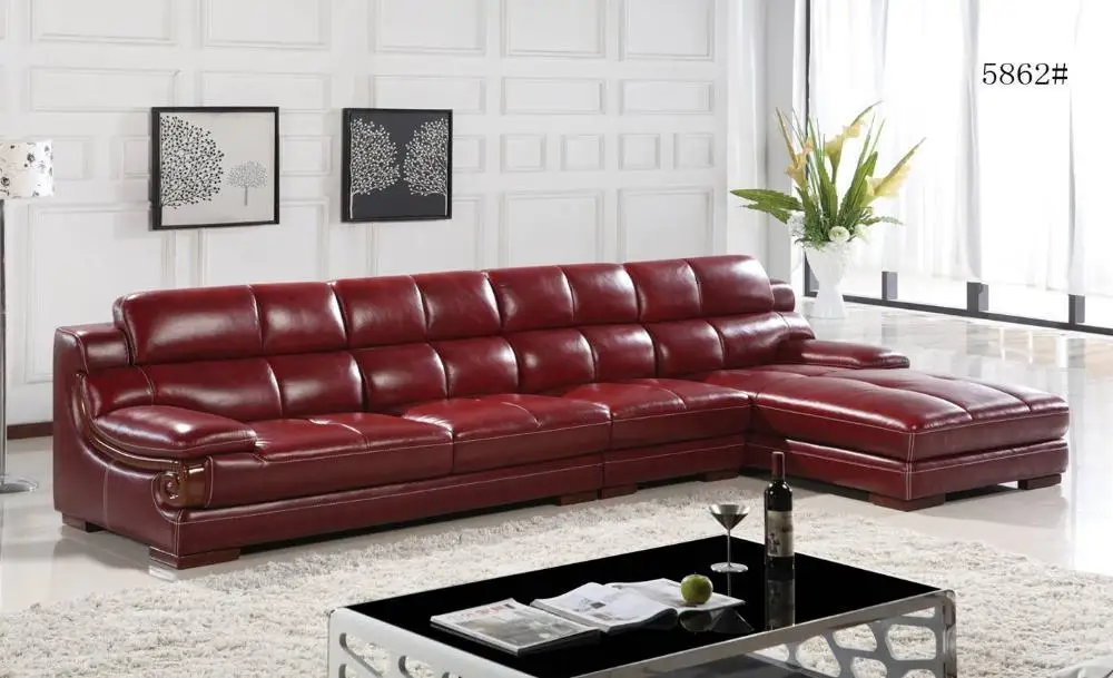 Free Shipping Top Grain Imported Double Color Cattle Leather Luxury Free Shipping Top Grain Imported Double Color Cattle Leather Luxury And Duration L Shaped 3 6 1 8m Sofa Set Grand Furniture In Living Room Sofas From