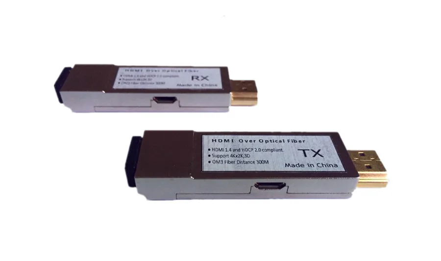 4K Mini 300m HDMI волоконно-оптический преобразователь без задержки потери оптический волоконный удлинитель передатчик HDMI 1,4 v по OM3 многомодовый кабель