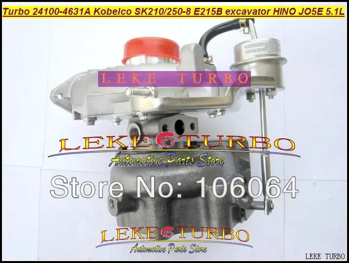 Turbo 24100-4631A KOBELCO SK210-8 SK250-8 E215B excavator HINO JO5E 5.1L turbocharger (2)