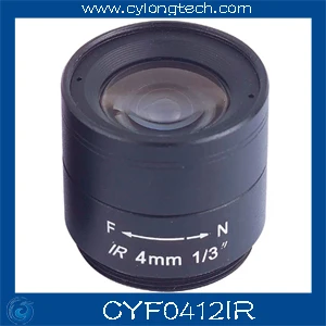 1/3 дюйма CS Mount F1.2 4 мм Исправлена ИК CCTV Объективы для фотоаппаратов. Бесплатная доставка