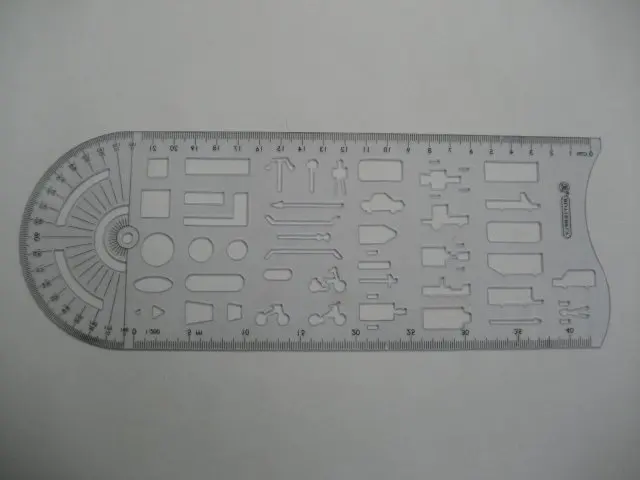 Plastic Drawing  ruler , transport , White , Wholesale and retail 