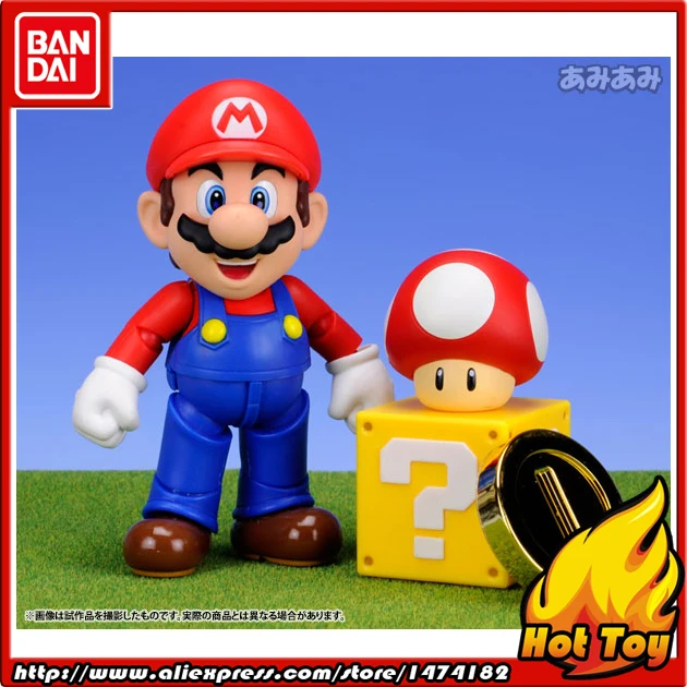 Цена 100% Оригинальные Bandai Tamashii Наций S. h. figuarts (СВЧ) фигурку Марио из \