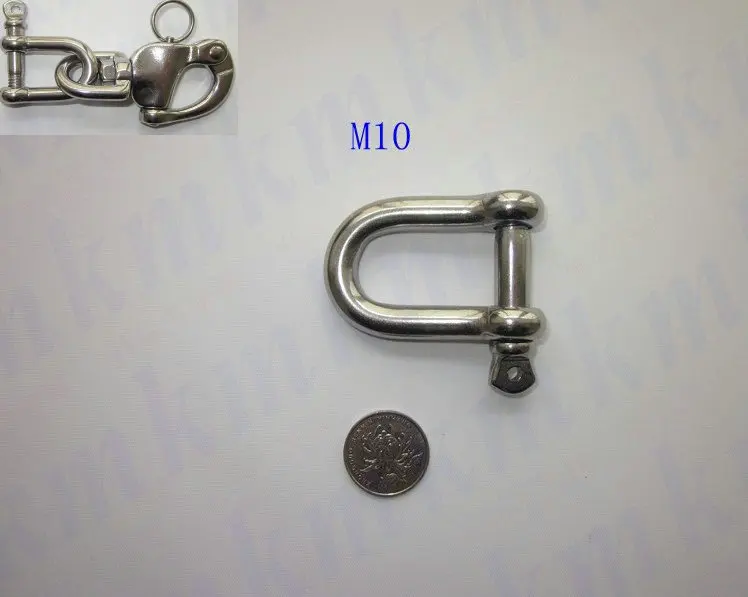 Нержавеющая сталь маленький мини Тип D и Dee M5 штифт Якорная Скоба