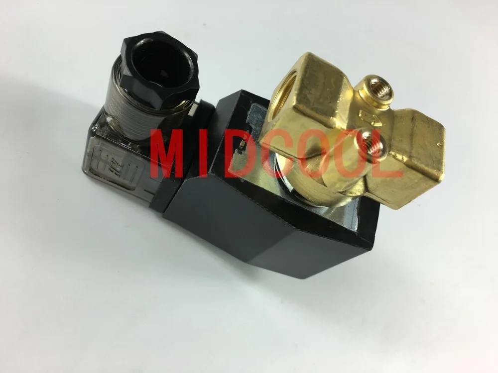 Высокая электромагнитный нагнетательный клапан PG-M03 порт 1/" BSP DC12V отверстия 2,5 мм две позиции, с подкладкой нормально colse