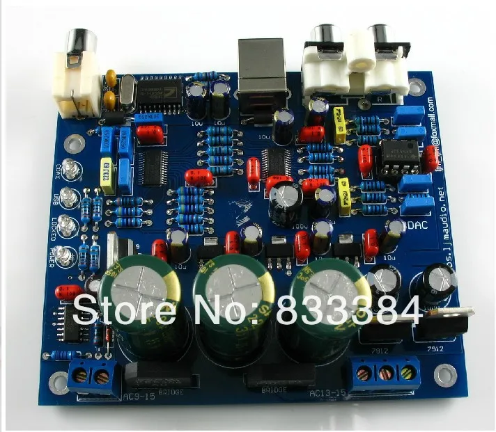 LJM- USB DAC Kit CS8416+ CS4398 USB сборная плата и тестирование