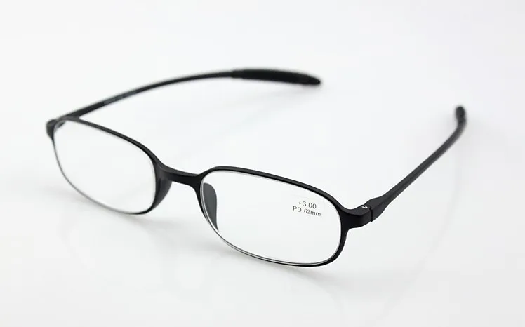 TR258 ультра-легкий TR90 superelastic унисекс очки для чтения два цвета чтения Очки + 1,0 + 1,5 + 2,0 + 2,5 + 3,0 + 3,5 + 4,0