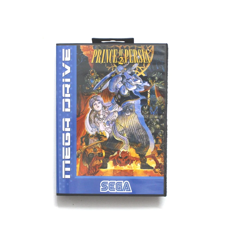 Принц Персии 2 16 бит md карты с розничной коробке для Sega megadrive игровая консоль системы