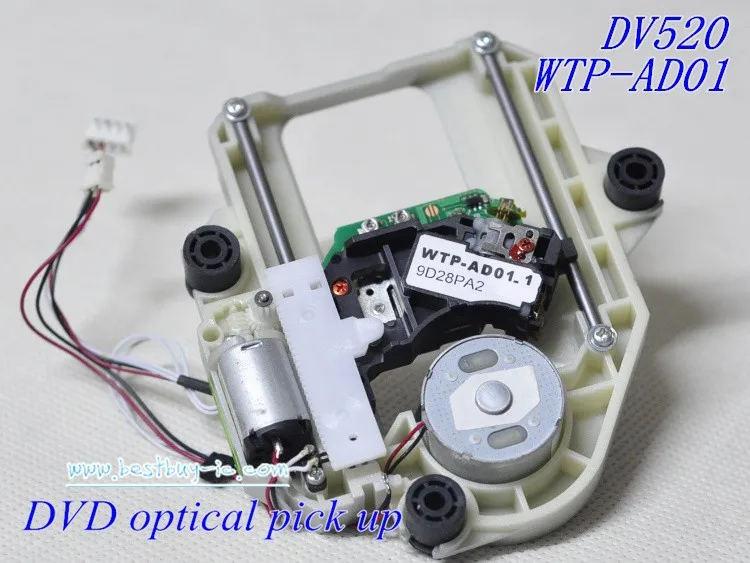 WTP-AD01 W/M оптический звукосниматель с механизмом DV520 WTP-AD01/WTPAD01 для dvd-плеера лазерная головка