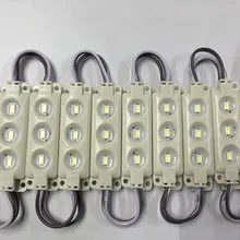 600 шт./лот 5630 5730 3LED инъекций светодиодный модуль 68*19 12 В с объективом Водонепроницаемый ip65, 120degree1. 5 Вт белый, знак, Магазин Баннер