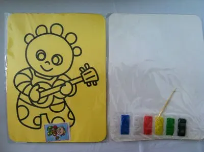 100pcs/lot DIY Color Sand art kits, kids party toys, Many degisns mixed_toyo, children outdoor toys