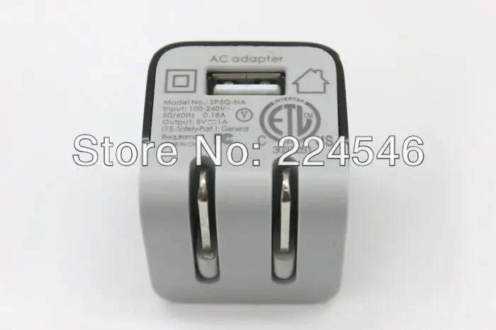 Оригинальные Подлинная sp5q-na USB 5 В 1A Мощность адаптер переменного тока для ipod iphone 3gs 4 4S 5S для мобильного или смартфон GPS mp3