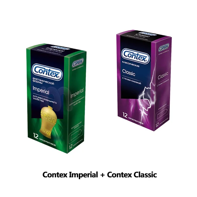 Contex Imperial Tapered Slim Condoms Smooth Natural Latex Silicon ...
