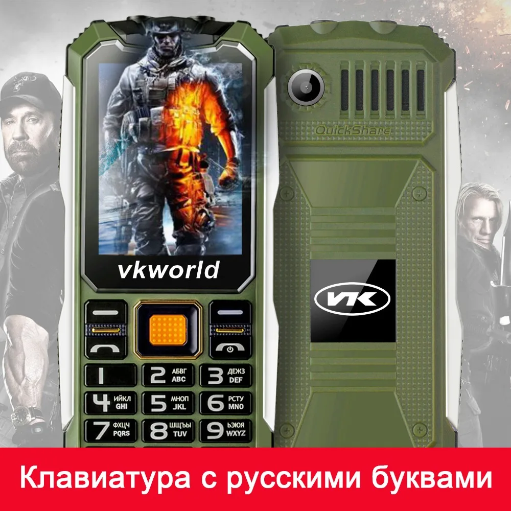 vkworld Stone V3S Cheapest Phone Elder Phone Daily Quadruple Protection Long standby Big BOX Speaker Dual
