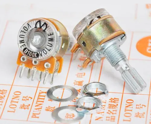 

Free Shipping!! Double 6 feet / 100k-20MM double with stepper potentiometer /Electronic Component
