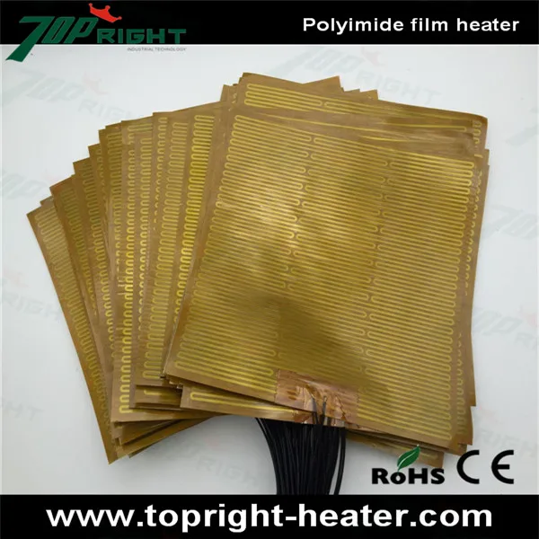 200 мм x 200 мм 220 В пленки нагреватель, kapton нагревательный элемент