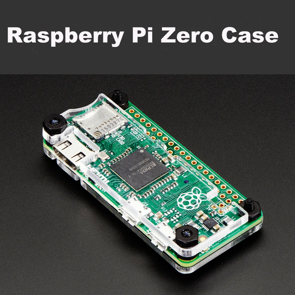 Новейший Raspberry Pi Zero прозрачный акриловый корпус прозрачный корпус акриловый корпус коробка для RPI Zero с бесплатной доставкой