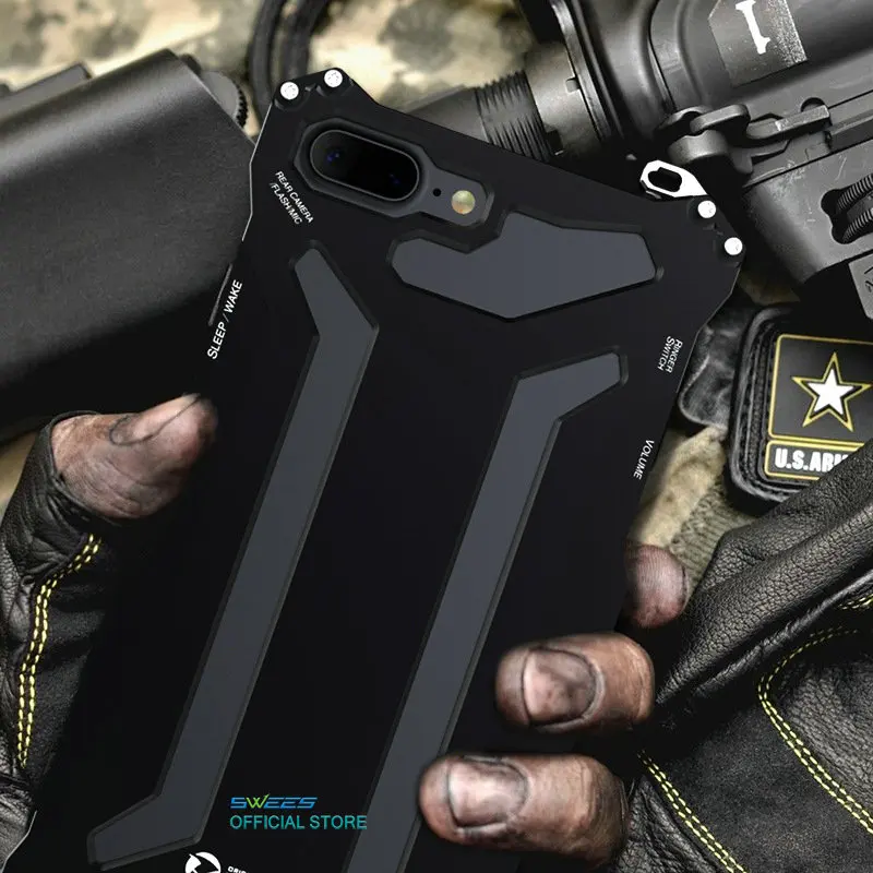 imágenes para IPX3 Impermeable 360 Estuche protector de Lujo de Aluminio de Gran Alcance a prueba de golpes de Metal Tapa De Vidrio gorila Para el iphone 5 5S 6 6 s 7 Plus imágenes para IPX3 Impermeable 360 Estuche protector de Lujo de Aluminio de Gran Alcance a prueba de golpes de Metal Tapa De Vidrio gorila Para el iphone 5 5S 6 6 s 7 Plus