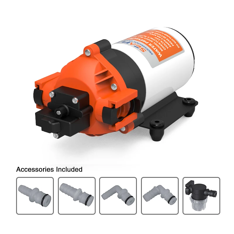 Высококачественные водяные насосы dc 12 V SEAFLO 1,5 GPM 80PSI судовой насос для караван RV Yachting