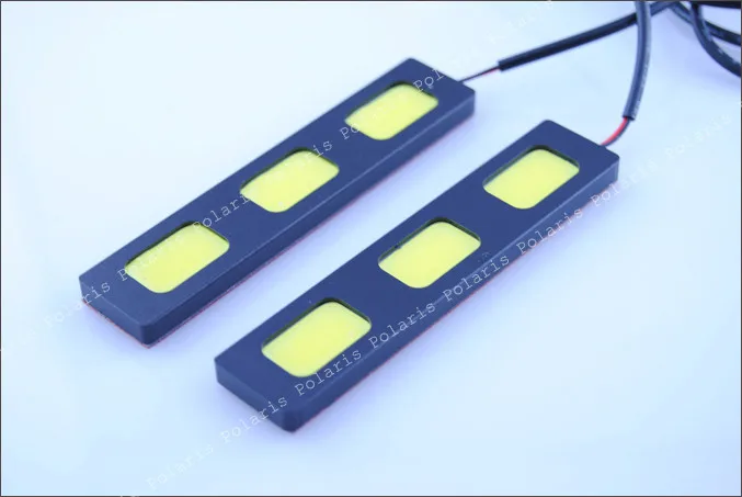 10 пар водонепроницаемый COB drl Led бар свет 12 в 18 Вт Супер белый дневной ходовой DRL лампа дополнительная противотуманная лампа дневное время ходовая лампа