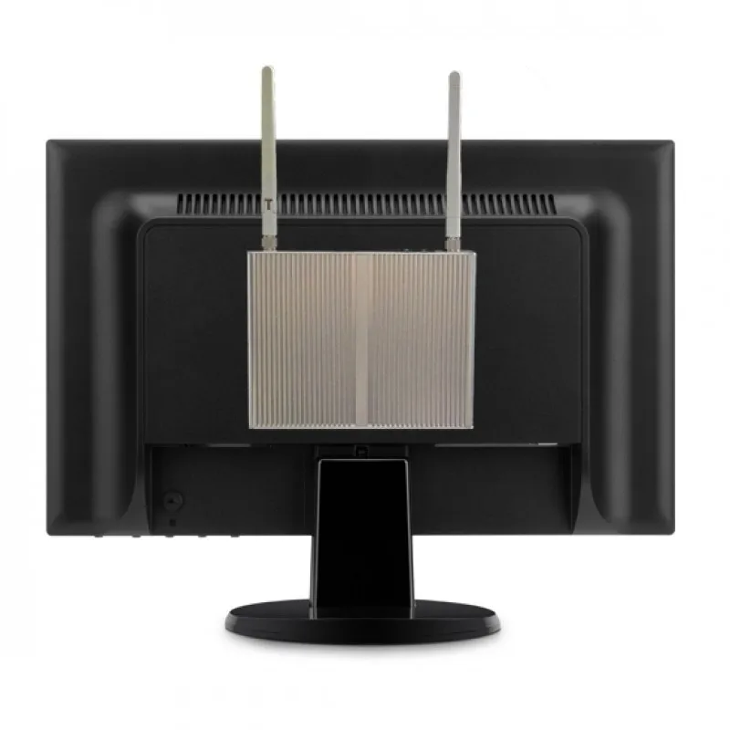Безвентиляторный мини ПК X86 Windows 10 4 ядра Celeron J1900 промышленных неттоп Ubuntu Android HDMI VGA