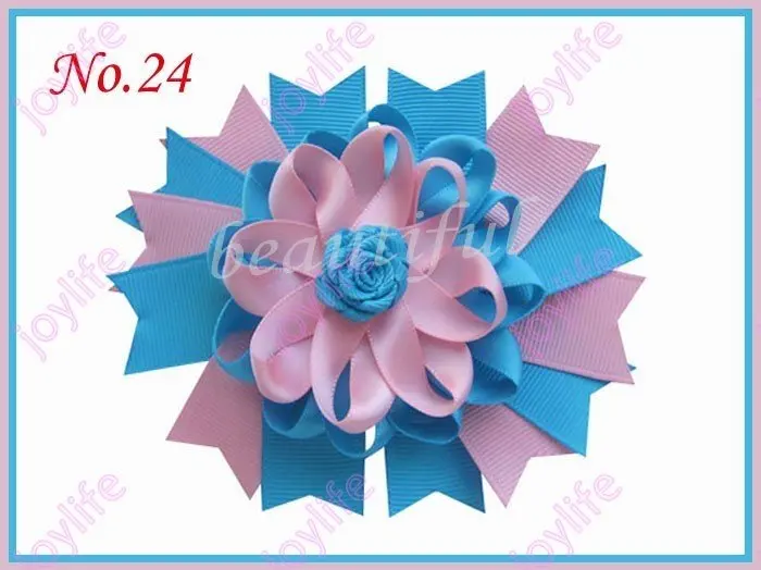 Новые 500 шт 4,5 Роман Махаон гнездо волосы луки rose Изысканная заколка для волос бант для волос для девочек