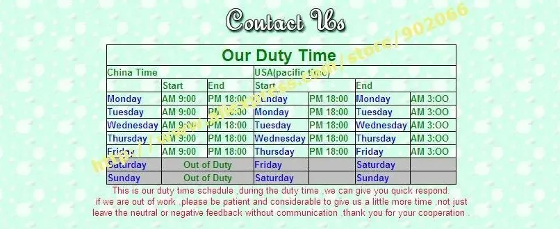 contact us
