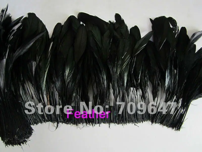 200pcs/Lot 15-20cm Black Masquerade Chicken Feather Cocktail Hat Feathers Free shipping
