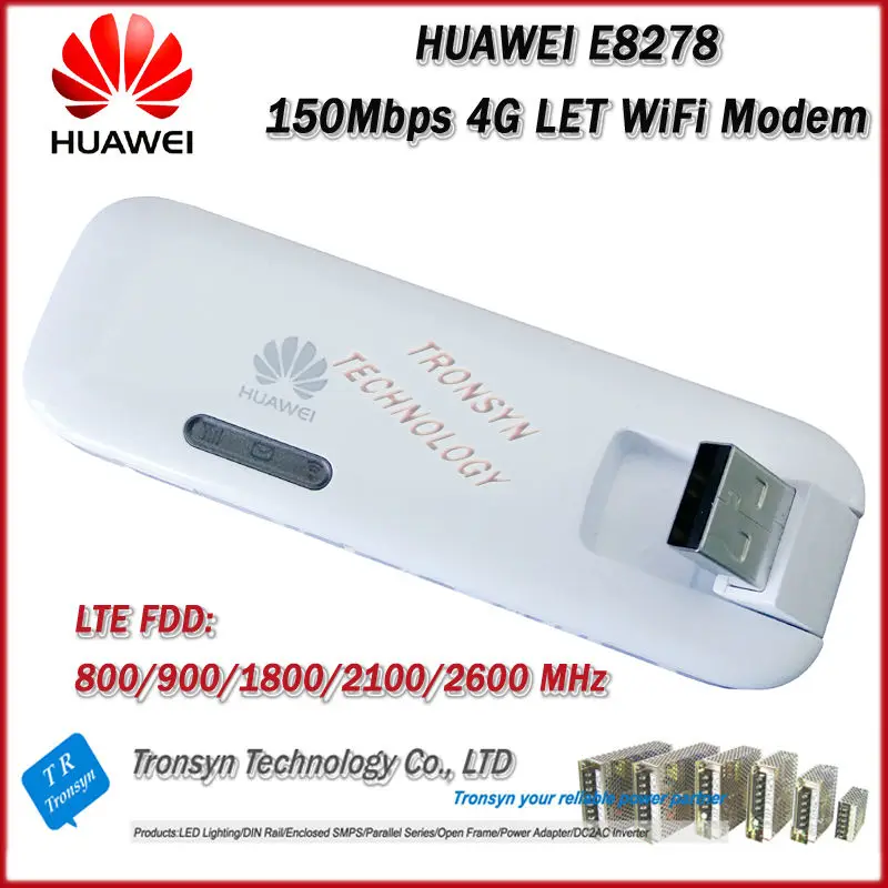 Новое поступление разблокированный LTE FDD 150 Мбит/с HUAWEI E8278 4G мобильный WiFi ключ и 4G USB wifi-модем