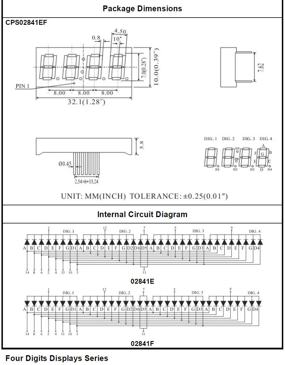 CPS02841FR общий анод 4Bit цифровая трубка 7 сегмент 0,2" Красный светодиодный дисплей с часами дисплей 10 шт./партия