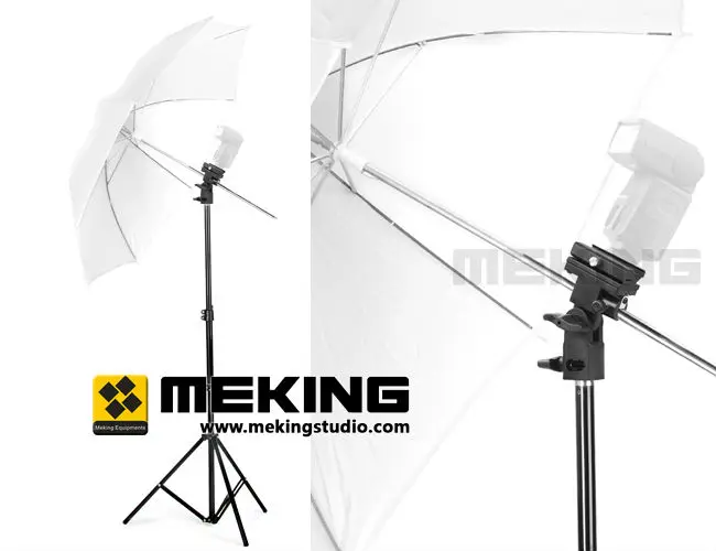 Meking Flash Hot Shoe Speedlite крепление для зонта держатель Поворотный Светильник Кронштейн B для триггера Горячий башмак вспышка