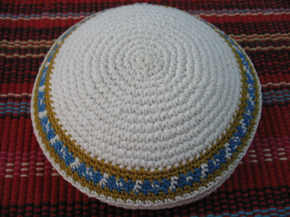 Высокое качество ручной вязки YARMULKE KIPPAH 6 шт./лот