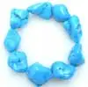 Qingmos модные натуральные 20-30 мм барокко синий бирюзовый камень ожерелье для женщин Чокеры ожерелья-Чокеры 1" ювелирные изделия nec6011